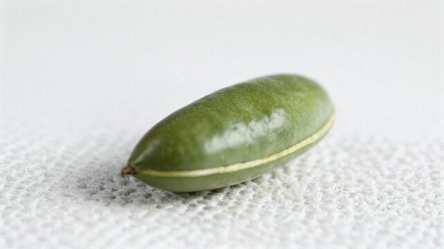 Green Plant Seeds Close up Green Ice Cream Beans Close up