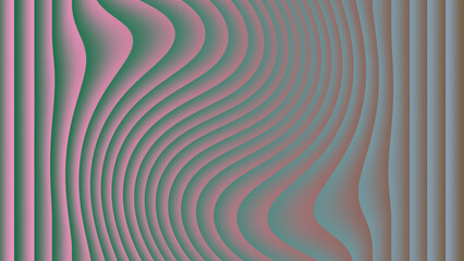 Abstract background with flowing pastel colored lines illustration