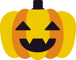 ハロウィンのかぼちゃのイラスト2