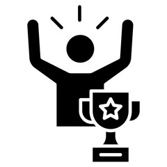 Winner Glyph Icon