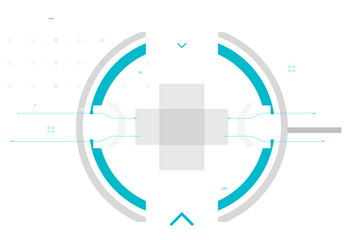 Futuristic HUD and GUI design elements  for sci-fi interfaces, tech visuals, games, and motion graphics
