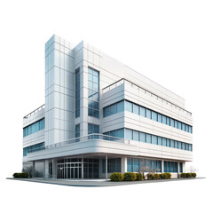 Hospital isolate on transparent background