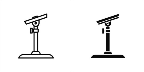 Microphone stand, essential equipment for recording studios and live performances