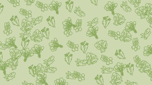Multiple green broccoli florets on a light green background. Suitable for healthy food, vegetarianvegan, cooking, and nutrition concepts.