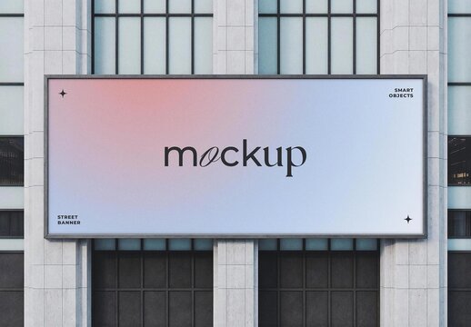 Street Banner Mockup