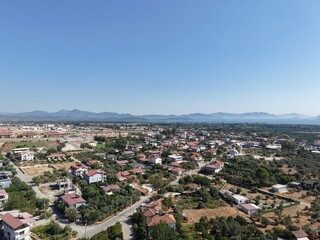 Aerial view of beautiful landscape