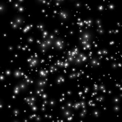 stars in sky Shine Beyond the Night Where the Moon Meets the Stars