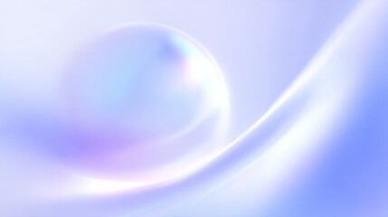 Obraz premium Ethereal abstract background features soft, glowing light and fluid, curved shapes