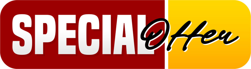 Simple Block Special Offer Banner
