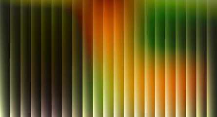 Abstract background with vertical lines in green, orange, and brown tones creating a vibrant and dynamic effect