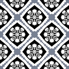 pattern batik flower damask ethnic boho ikat texture tribal geometric background