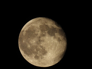 moon in the night sky