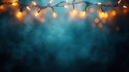 Create a cozy ambiance with kanjodnok minimal warm fairy string lights home interior photo content cozy environment close-up view dreamy concept