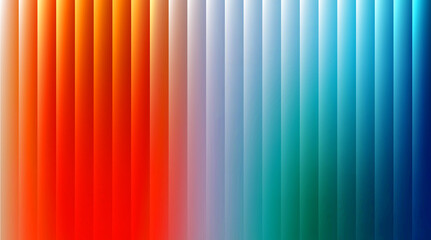 Vertical lines create a soft gradient background in shades of red, white, blue and turquoise color palette