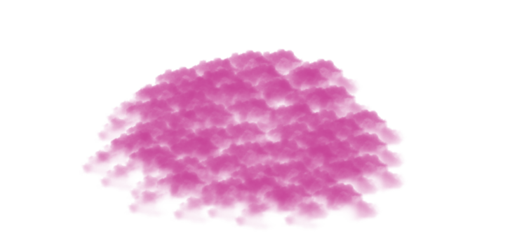 Macro abstract magenta powder explosion energy burst vibrant color fine particles isolated transparent isolated on transparent background