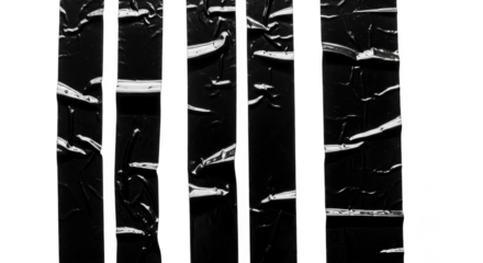 Abstract light patterns in vertical bars