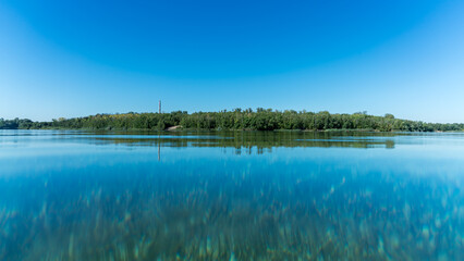 Der Kulkwitzer See bei Leipzig im Sommer