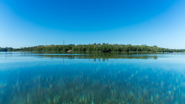 Der Kulkwitzer See bei Leipzig im Sommer
