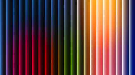 Vibrant gradient background with vertical lines and full color spectrum for modern design projects