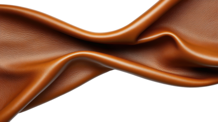 Rich Leather Texture on Transparent Background