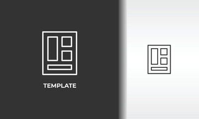 Template Vector, Icon Or Logo Sign Isolated Symbol Illustration