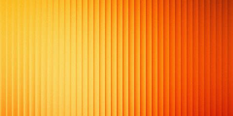 Obraz premium Vibrant gradient background featuring smooth transition from warm yellow to deep orange tones