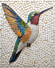 Colorful Mosaic Hummingbird