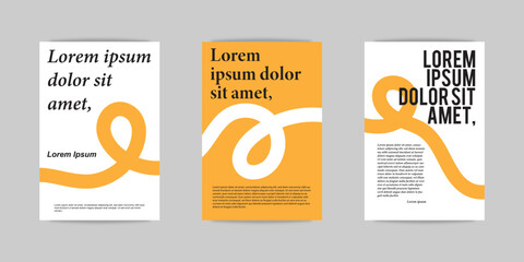 Simple vector layout template for events, companies or any business related. Design with guides for flyer, poster, cover, brochure, banner or any layout vector illustrations in eps 10.