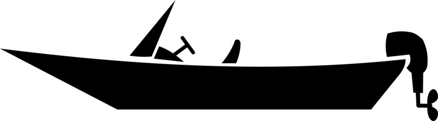 Cargo Ship Silhouette Vector