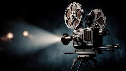 Vintage film projector