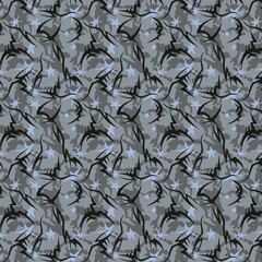 Abstract seamless pattern with tribal shapes