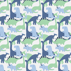 Dinosaur seamless pattern for kids © Creativezone