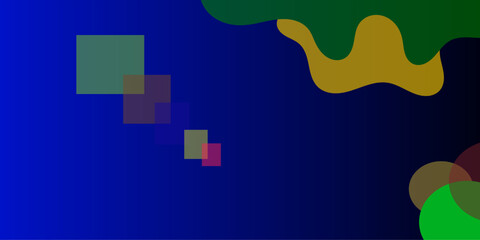 This abstract vector image features bold, layered color waves in organic shapes, blending retro tones like pink, green, blue, and beige to create a vibrant, fluid, and dynamic visual composition