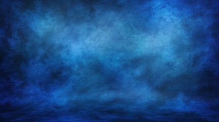 modulation. Traditional painted canvas backdrop with dramatic blue tones and textured fabric surface. event programs, museum guides, designed for cultural heritage projects and event programs.