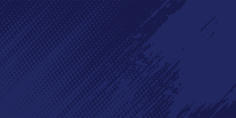 futuristic blue color pattern gradient grunge texture background. Dots pop art comics sport style vector illustration Abstract background dark blue. graphic future