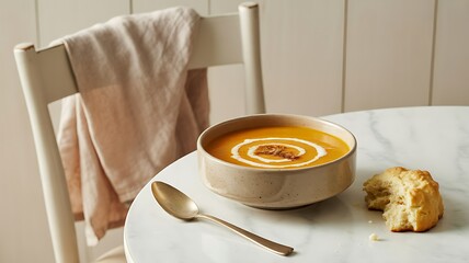 Delicious butternut squash soup recipe for winter meal preparation