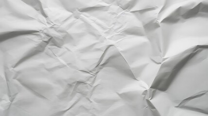 White crumpled paper texture background for design and presentation use
