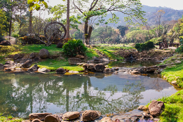 This area is where hot springs are born (named Chae-Son Hot Springs).