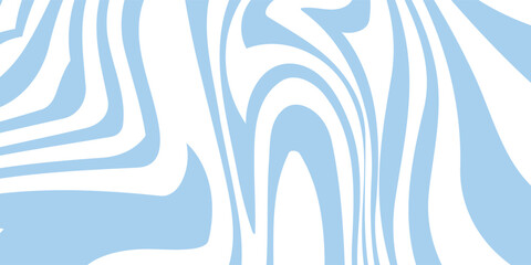 Abstract background seamless pattern with blue waves on transparent background. Vector illustration