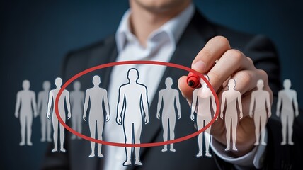 Human resources recruitment process talent acquisition and management