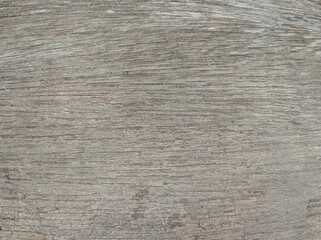 Horizontal grain texture of weathered old gray wooden board plank