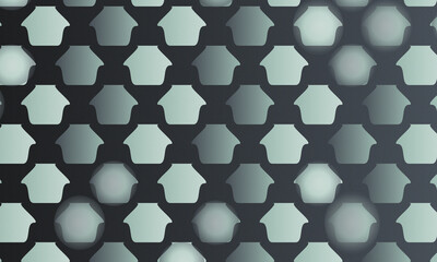 Isometric Hex Glow Pattern Ocean Studio Background – Futuristic Geometric Design, Modern Abstract Texture, and Digital Light Wallpaper