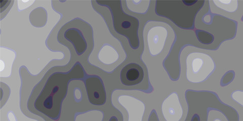 Abstract topographic contour map with soft gray gradients and delicate purple outlines creating a fluid, organic pattern for versatile background and texture applications in design