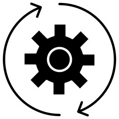 Electrical Glyph Icon
