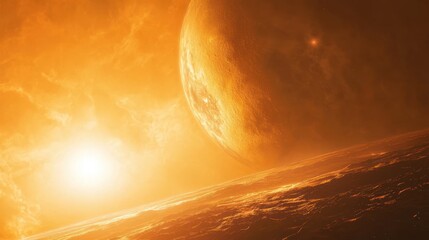 A distant exoplanet orbiting a bright star