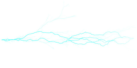 Red star light effect isolated on transparent background for design