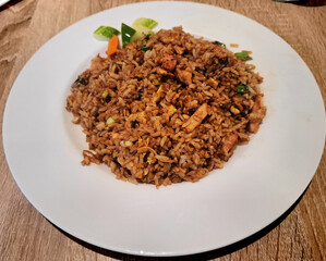 fried rice with smoky grilled chicken