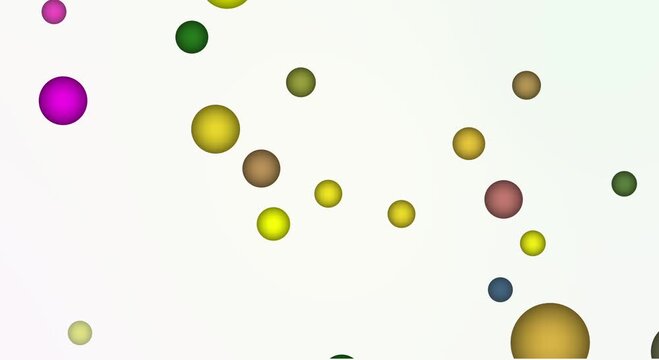 Yellow Swiss cheese pattern video with seamless abstract water drops and liquid bubbles design