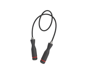 3D icon of a skipping rope designed for cardio workouts and warm-up exercises in gyms and sports activities

