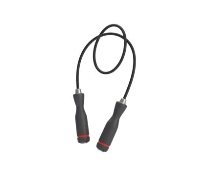 3D icon of a skipping rope designed for cardio workouts and warm-up exercises in gyms and sports activities

